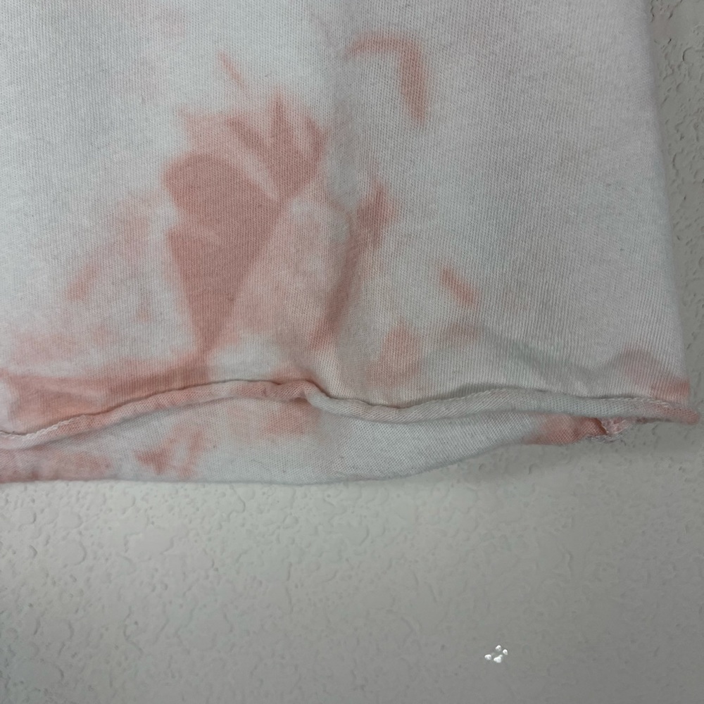 Pink Victoria Secret tie dye crop tee shirt - Picture 6 of 10